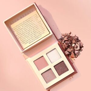 Stunning Athr Beauty Rose Quartz Crystal Quad with Pink & Brown Hues 10g x4, NIB